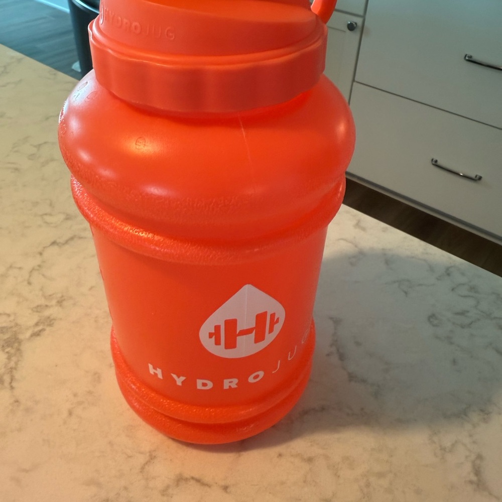 HydroJug Bright Orange Water Bottle